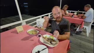 WHOLE GRILLED RED SNAPPER SEA FEAST at KETSARIN SEAFOOD, HUA HIN, THAILAND