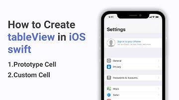 How to create tableview in swift iOS  2021 || Swift 5 & Xcode 12