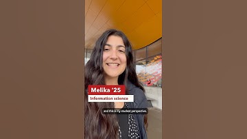 Information science major Melika ‘25 develops apps that Cornell students use every day. 📱🎒