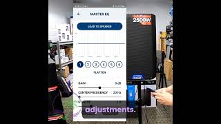 App EQ Control is INSANE - Alto TS412 &amp; TS415  #livesound #djgear #djspeaker