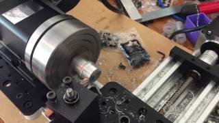 Testing LaserWeb's conversational lathe mode
