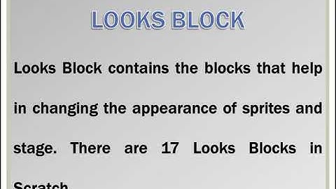 Class 7th, Subject Computer, Lesson 3 Scratch II, Part 1