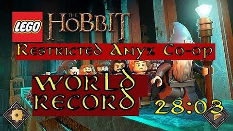 LEGO The Hobbit Restricted Any% Co-op Speedrun in 28:03 Former World Record