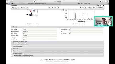 How to download a crystal structure file from the ICSD