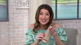 Clarks Collection Leather Heeled Sandals - Valarie James on QVC