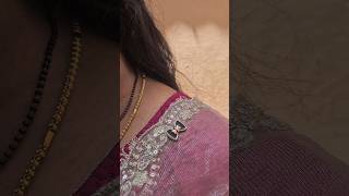 saree brooch 🖇 safety pin తో థల్లనోపి ఉండదు #glowwithamulya #meesho #trendingshorts #viralshort