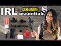 IRL Stream Set-up and Equipment for Twitch Streaming