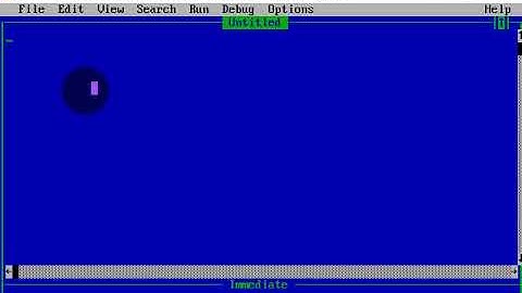 QBASIC Modular Programming