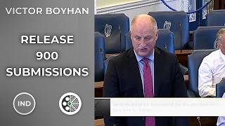 Victor Boyhan demands release of 900 consultation submissions