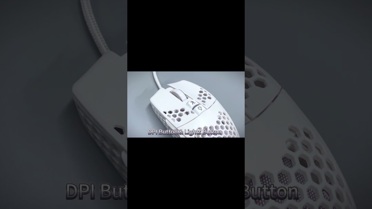 SOLAKAKA SM900 White Wired Gaming Mouse