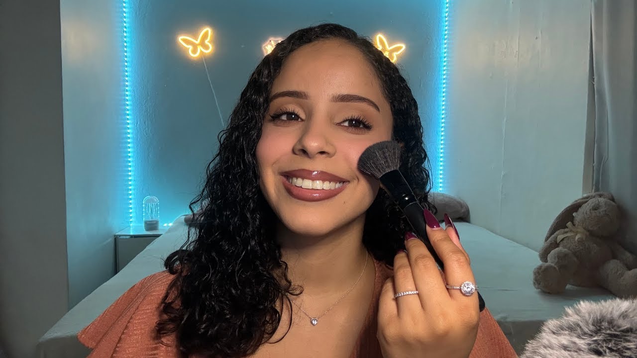 ASMR Whispered Makeup Tutorial & Personal Attention | Tingles for Deep Sleep & Relaxation 😴