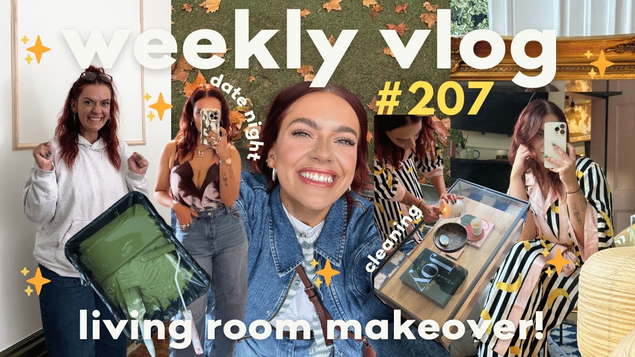 My living room MAKEOVER! 🥺 Date night, home updates & more! WEEKLY VLOG ...