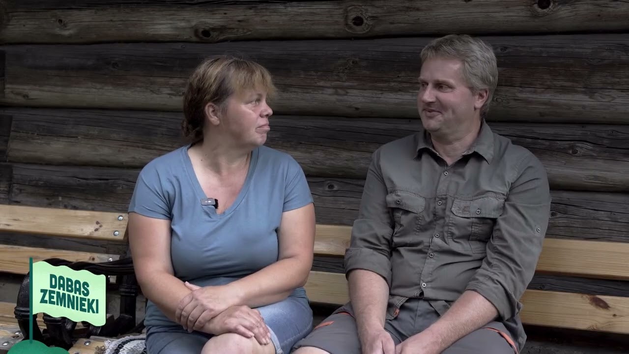 Dabas zemnieki Sanita un Ainis Āboliņi no ZS 