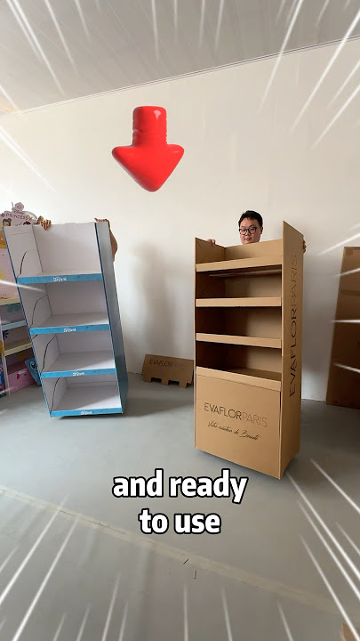 This is a no-assembly cardboard display！#supplierfinds #jingsourcing #sourcing #fyp #cardboard