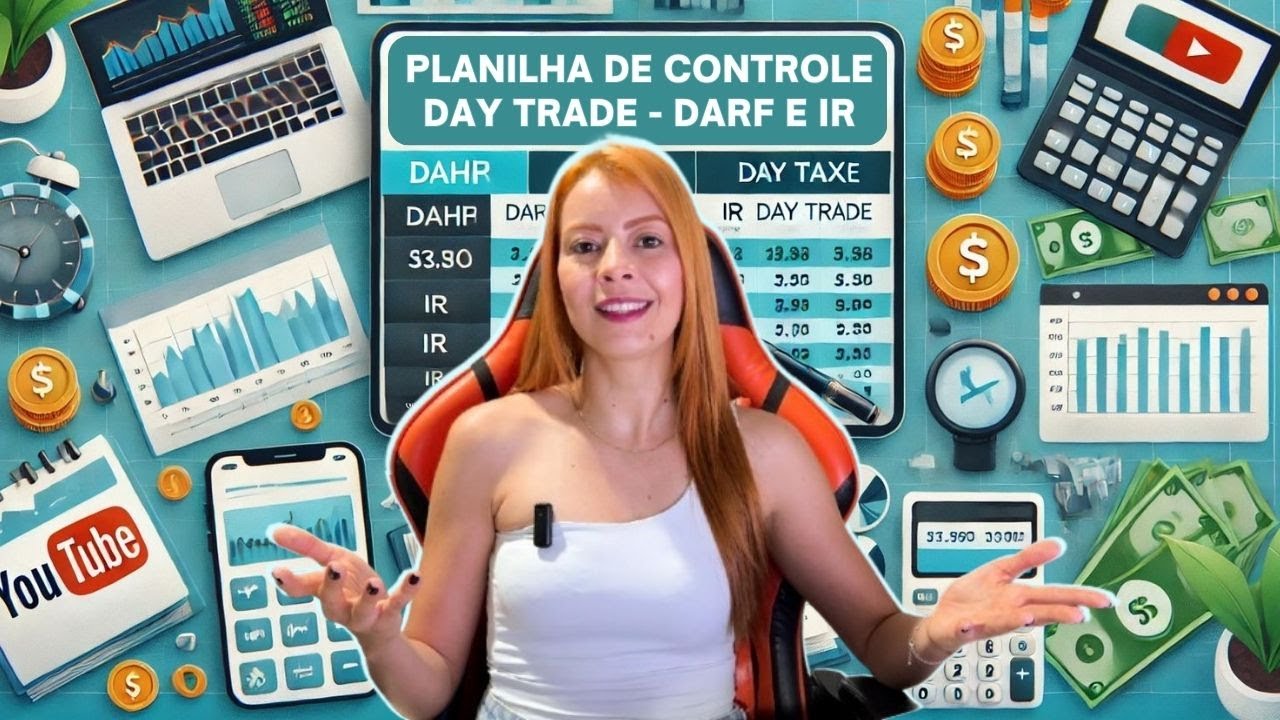 PLANILHA DE CONTROLE PARA DARF E IR - DAY TRADE | Guia Completo Passo A Passo