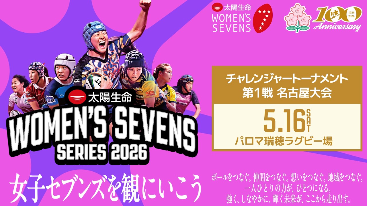 【LIVE】DAY1 チャレンジャートーナメント 第1戦 名古屋大会│太陽生命ウィメンズセブンズシリーズ2026