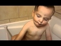 Cameron in the tub on the epic 4g