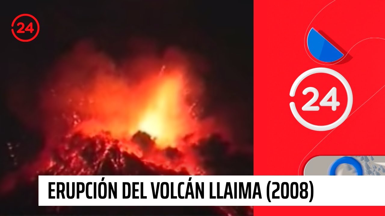 Erupción del Volcán Llaima | 24 Horas TVN Chile
