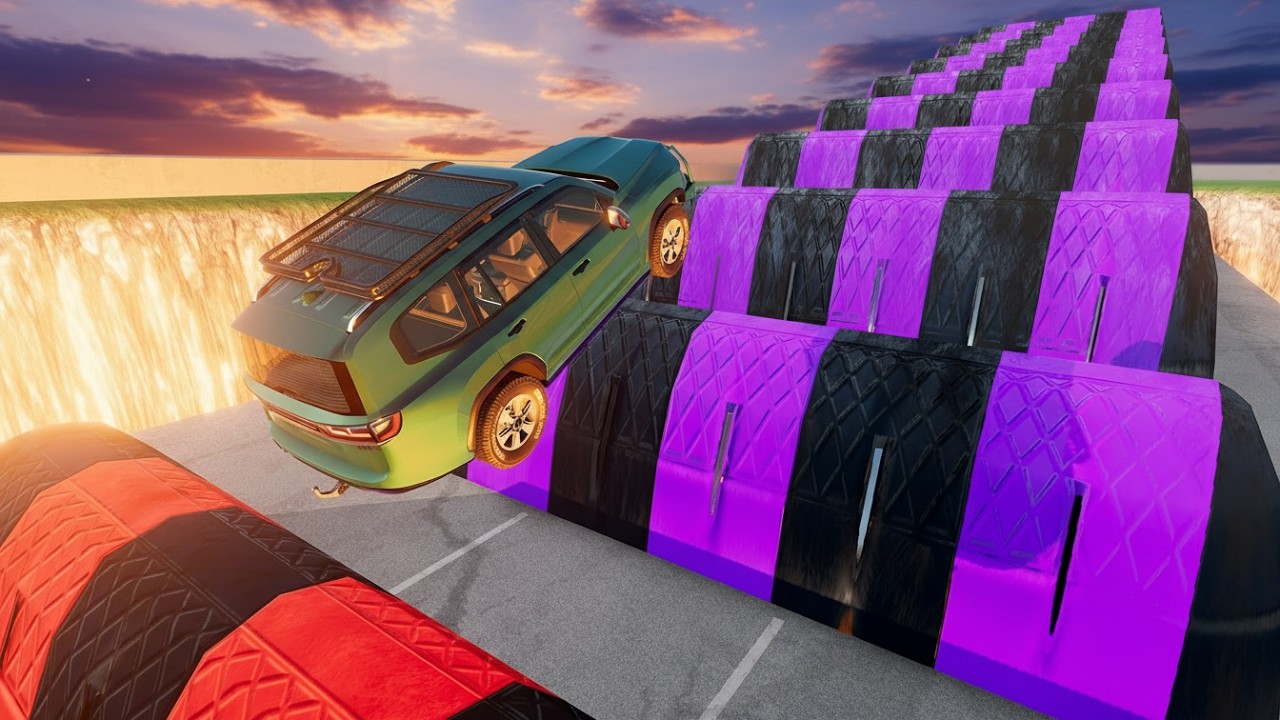 Full Throttle INSANE Cars Vs Speed Bumps | BeamNG drive Epic Crashes & Speed Test #1