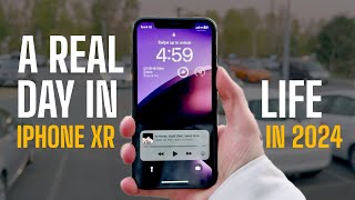 Using the iPhone XR in 2024!  A Real Day in Life