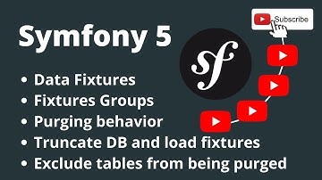 Symfony 5 Data Fixtures| Fixture Groups | Dump Data | Doctrine Fixtures Bundle | Purging Behavior
