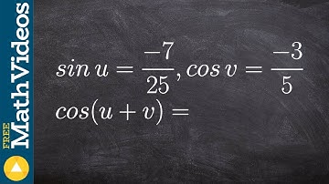 Using addition of two angles with triangles to evaluate for cosine