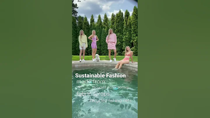 Sustainable fashion favorites made from recycled materials. 🌎♻️ #shorts #sustainablefashion #ecochic