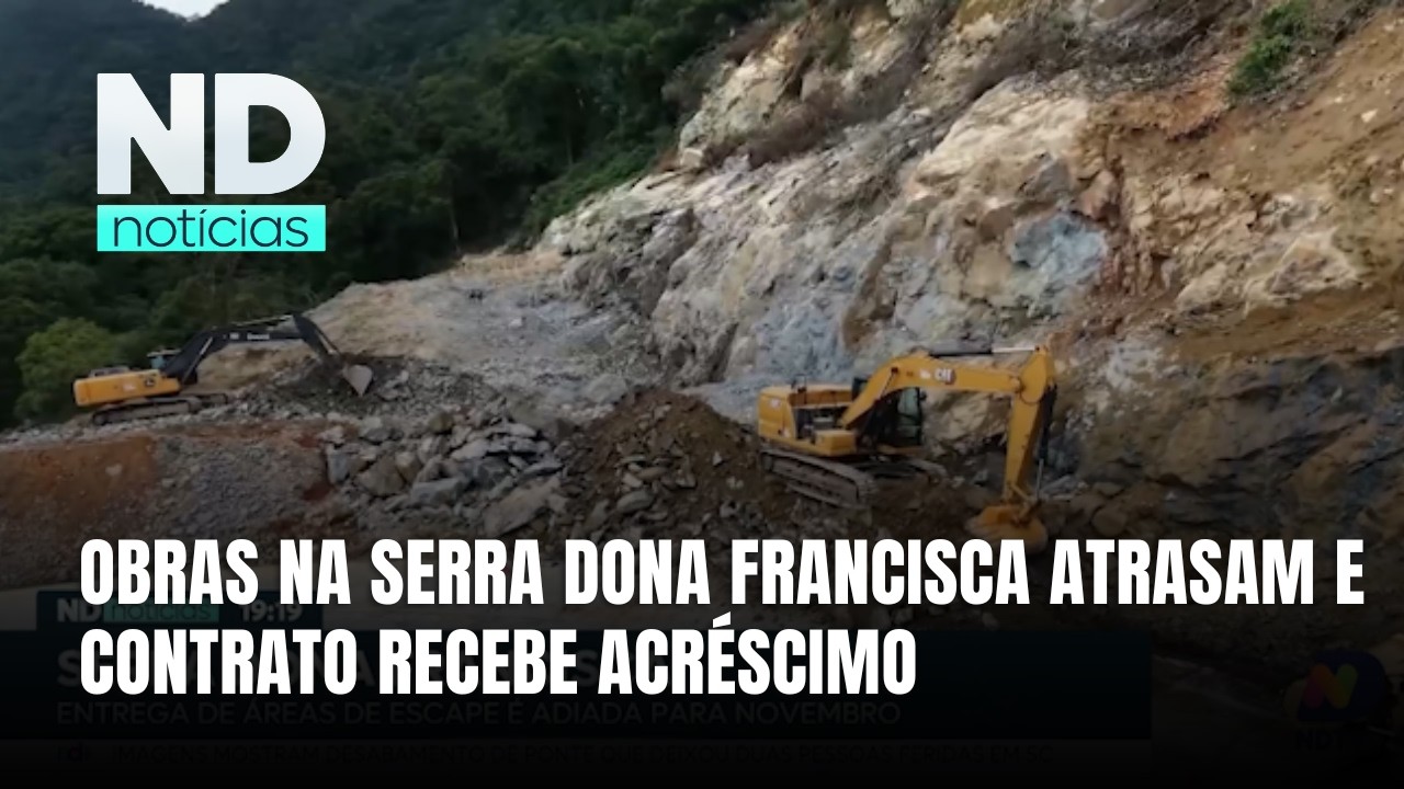 Áreas de escape da Serra Dona Francisca têm entrega adiada novamente