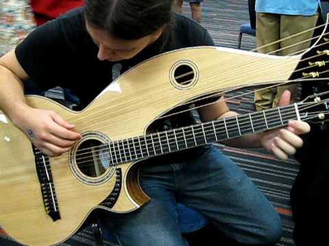 Guitare-harpe - Essai par Stephen Trepanier