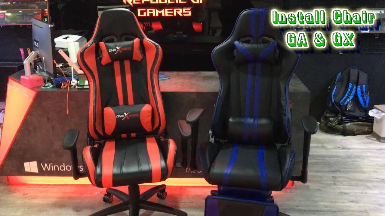 How to Install Gaming Chair GA & GX (One X Gear) YouTube