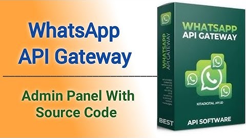 WhatsApp API Gateway Admin Panel With Source Code