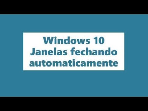 Painel de controle do Windows 10 abre e fecha sozinho