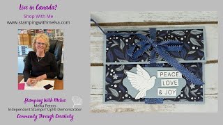 Live with Stamping With Melva - Gift Card Hold - Sneak Peek - Stampin Up!® Peace on Earth