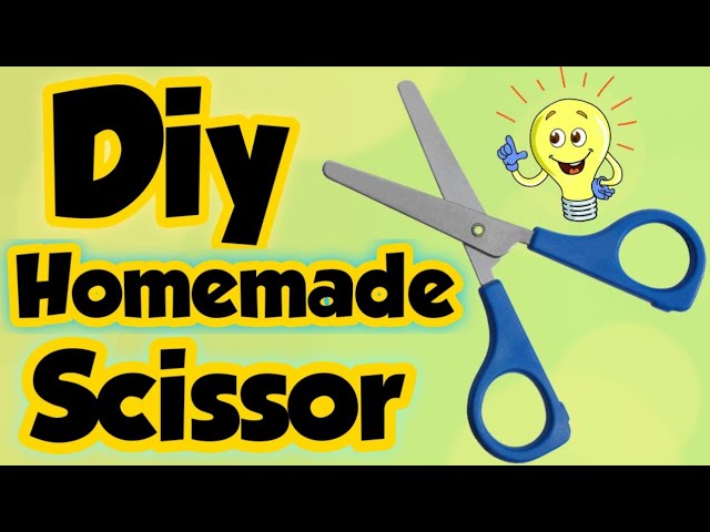 종이 가위 튜토리얼, Easy DIY Paper Scissors Tutorials