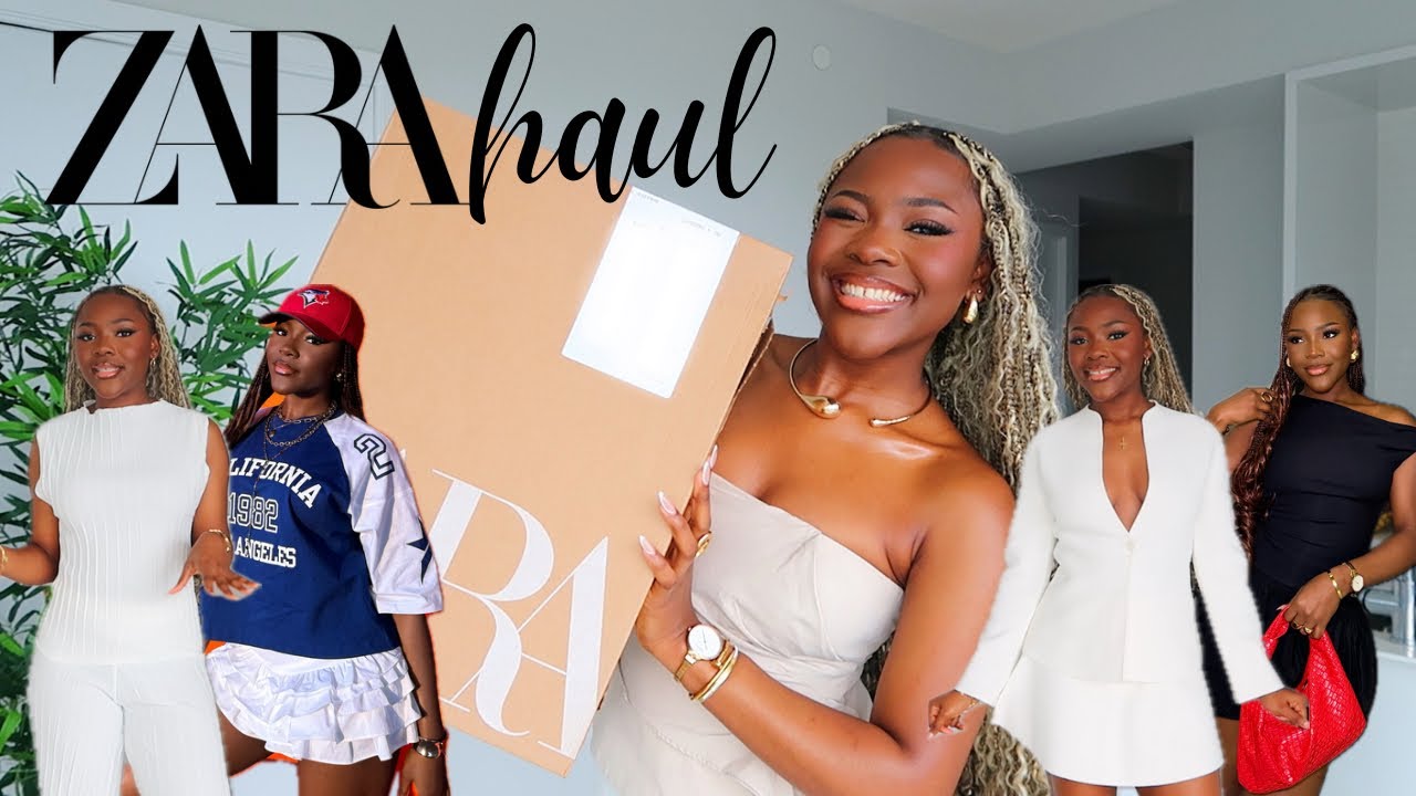 HUGE ZARA TRY-ON HAUL! | Summer/Spring Outfits 2024 | Stephanie Moka