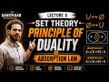 Principle of Duality & Absorption Law explained .📚 Watch now on GANITKAAR by Avanish Sir #Ganitkaar
