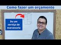 Como fazer um oramento l de um servio de marcenaria