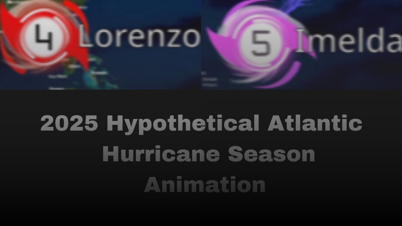 2025 Hypothetical Atlantic Hurricane Season Animation - YouTube