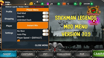 Stickman Legends Mod Menu Version 7.0.9 | No Password