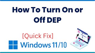 How To Turn On or Off DEP On Windows 11 [2023]
