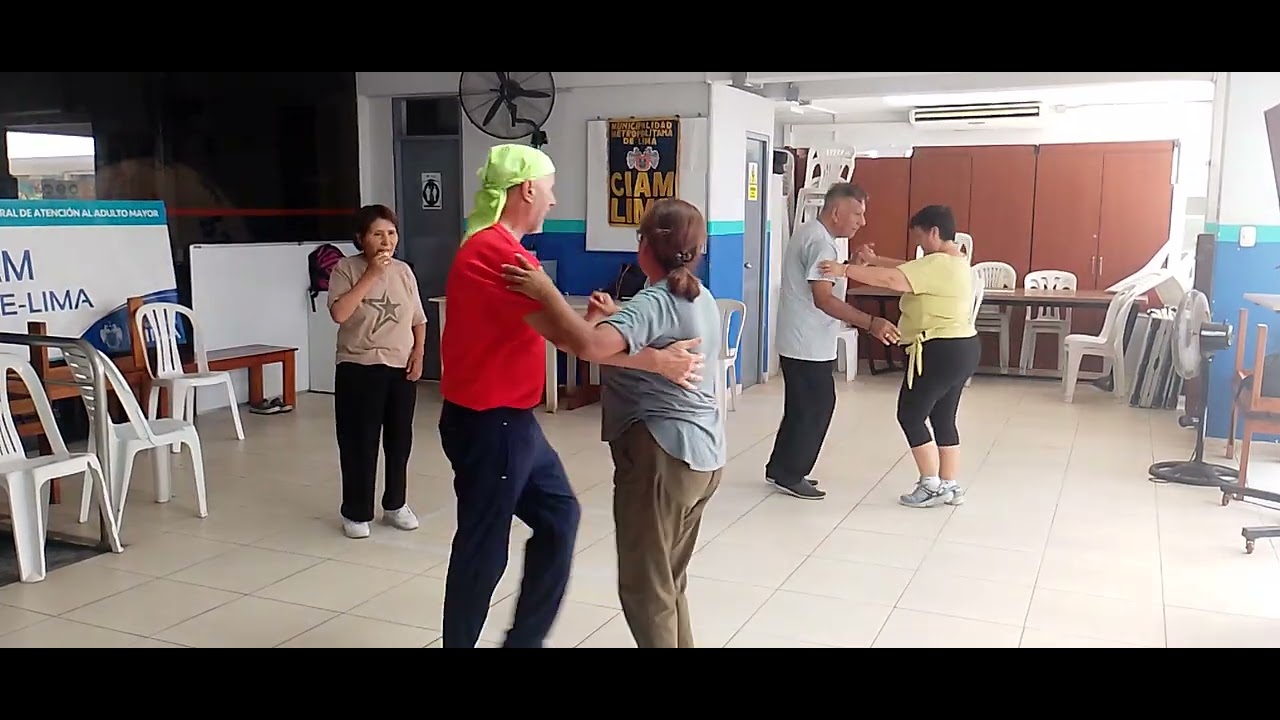12-#danselaelisraeli Rueda Casino Adultos Mayores #munilima #ritmoscaribeños #clases Los Van Van
