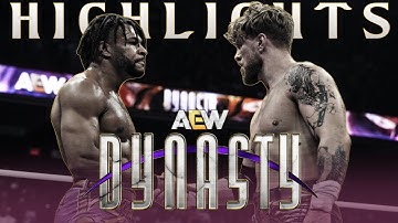 Will Ospreay Vs Kevin Knight - AEW Dynasty - Highlights.