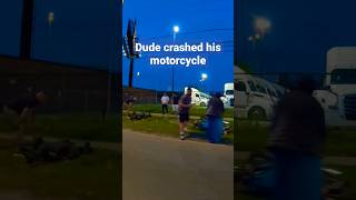 Motorcycle hit by CAR #motovlog #bikelife #crash #fail