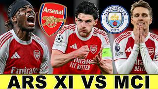 ARTETA'S SHOCKING XI CONFIRMED vs MAN CITY | SAKA OUT, EZE STARTS, RICE & ZUBI DOUBLE PIVOT REVEALED