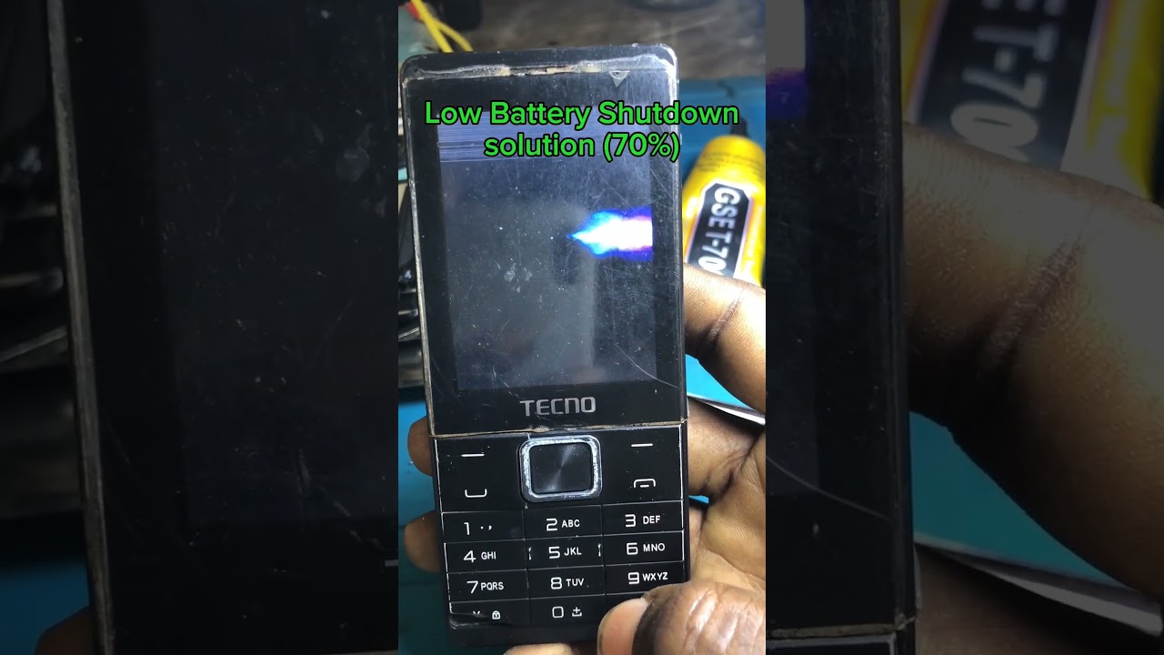 Your 1st attempt to fix "Low battery Shutdown" problem on Tecno T528 