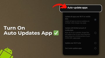 How to Turn On Auto Update Apps on Android (Play Store Settings)