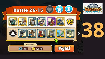 Tower Defens/Tower Conquest:Gameplay Walkthrough best Team (ios, Android)