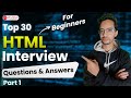 Basic HTML Interview Questions For Freshers 2025 | HTML Interview Questions and Answers | MindMajix