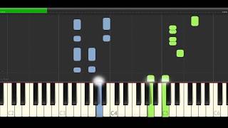Pablo Alborán & Ava Max Tabú Piano Cover Midi tutorial Sheet app  Karaoke