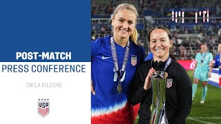 POST-MATCH PRESS CONFERENCE: Twila Kilgore | USWNT vs. Canada | April 9, 2024